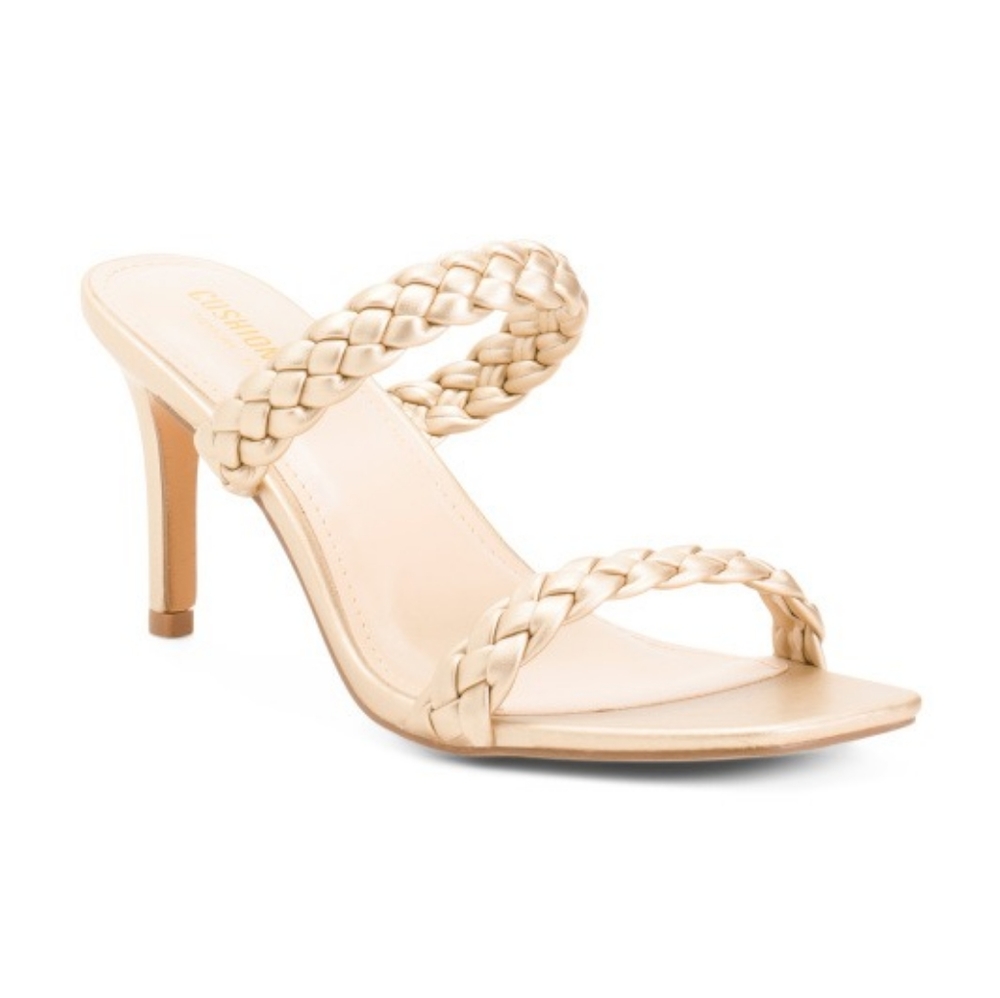 Cushionare double braided heels size 7